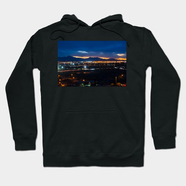 The Sunset from Papago Park Phoenix Arizona AZ Hoodie by WayneOxfordPh